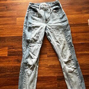Abercrombie & Fitch High Waisted Denim Jeans.